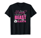 Beauty Streets Beast My Cleats Soccer Gift T-Shirt - Trendy Graphic Unisex