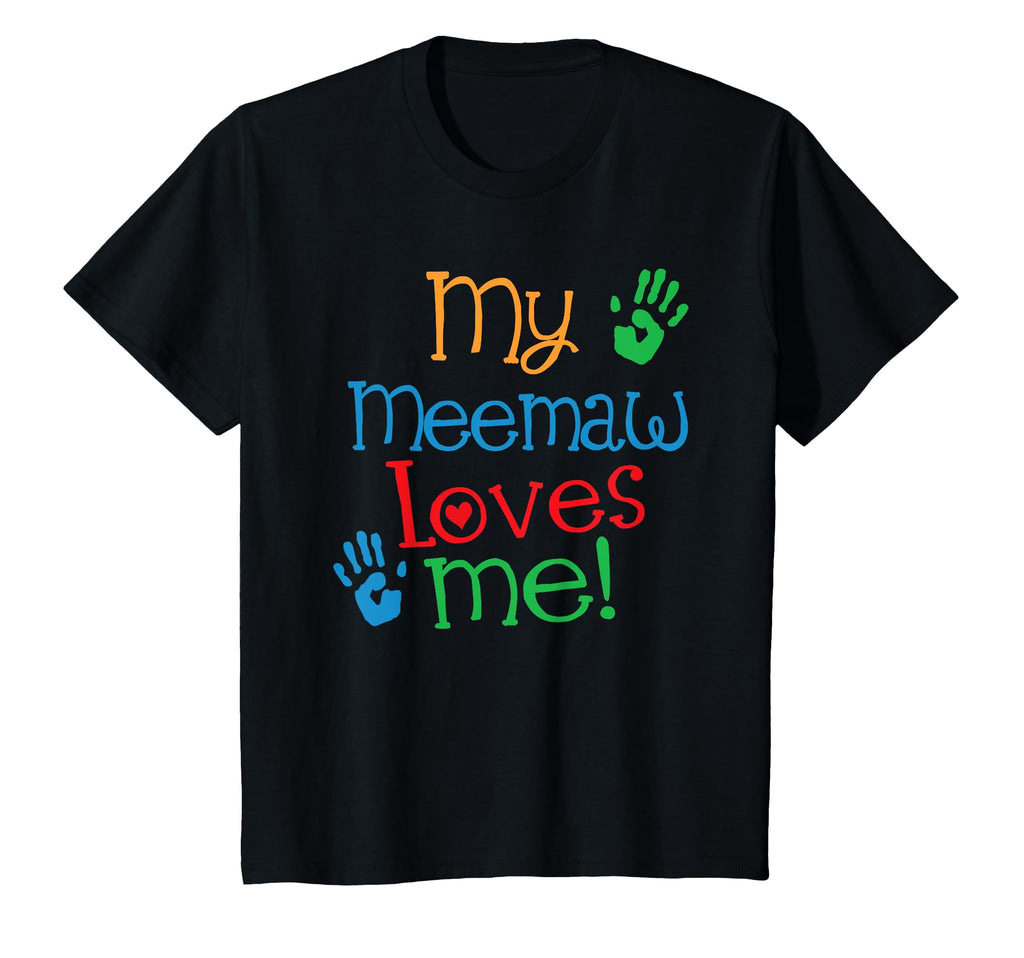My Meemaw Loves Me Grandchild T-Shirt - Aesthetic Graphic Men Women