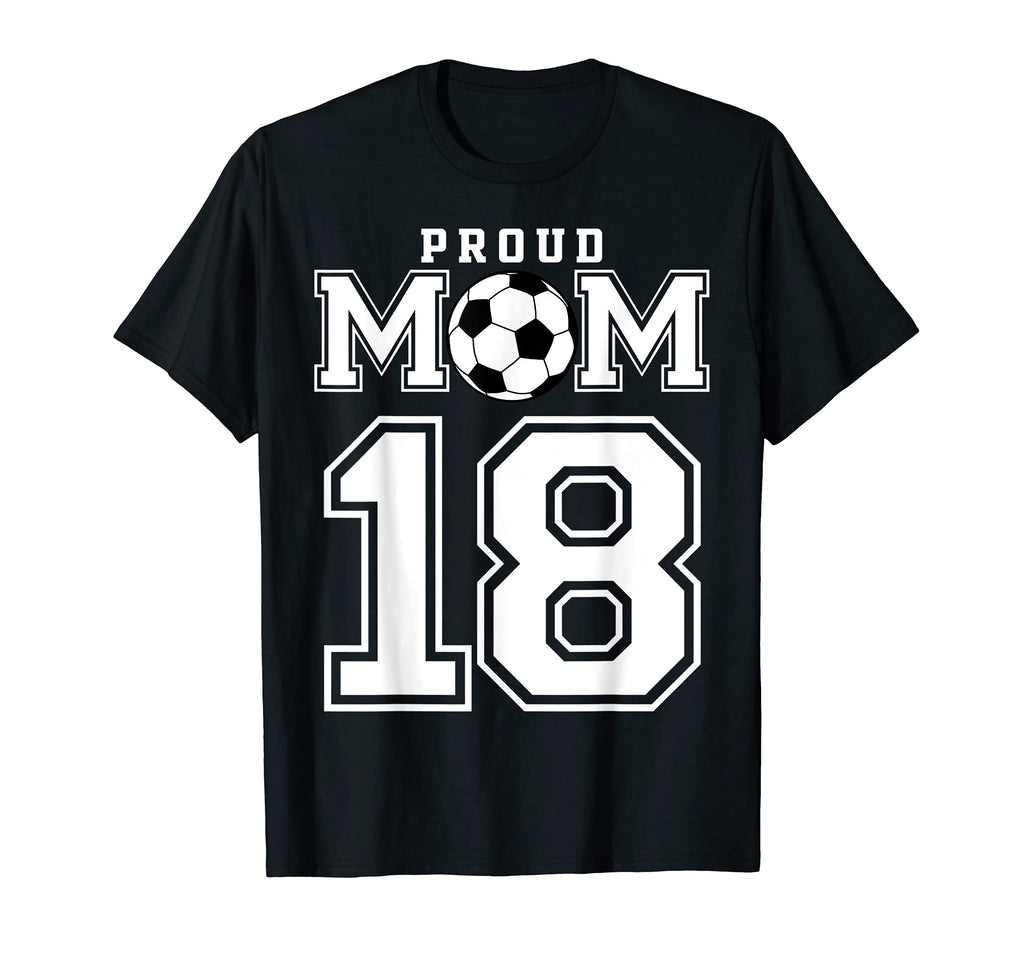 Number 18 Custom Proud Soccer Futbol T-Shirt - Casual Everyday Wear Unisex