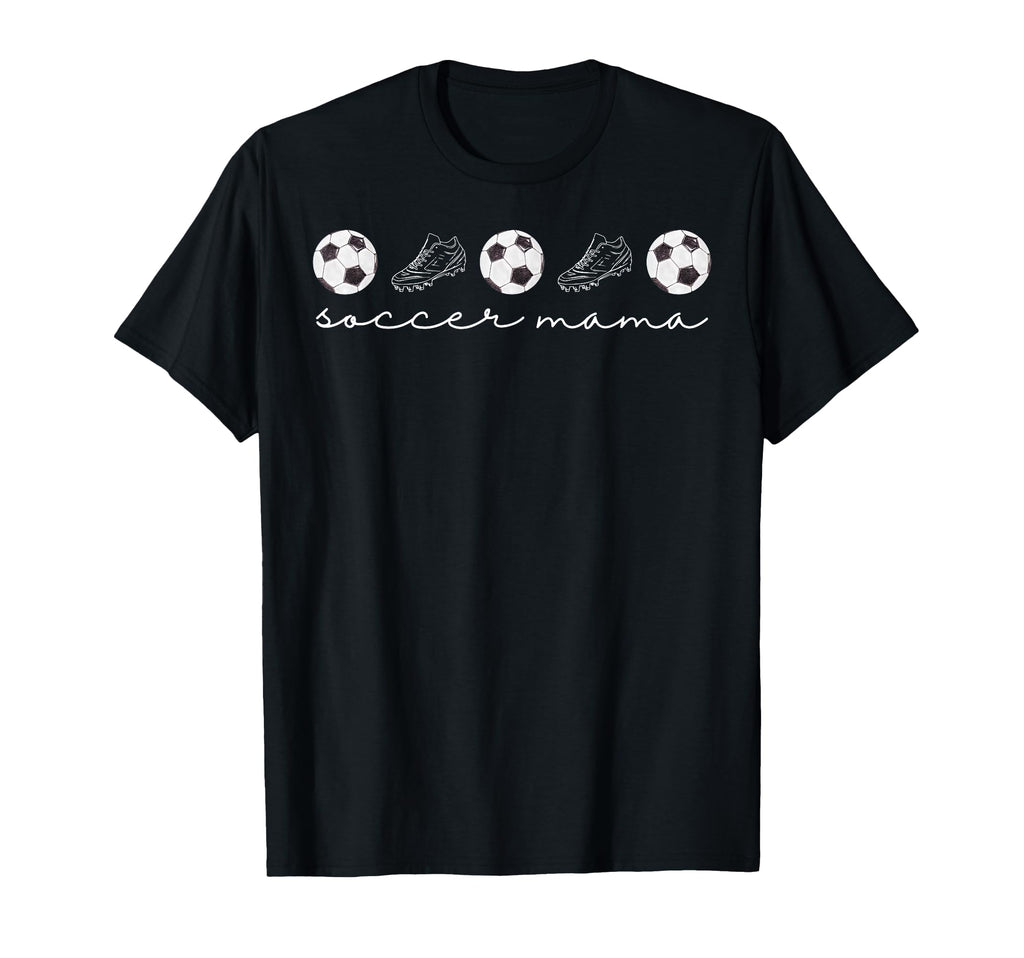 Soccer Mama Ball Shoes Football T-Shirt - Fun Novelty Design Men Women