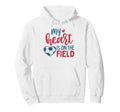 My Heart Is Field Soccer Mom Hoodie - Casual Everyday Wear Men Women