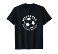 Weekends Coffee And Soccer Player Soccer T-Shirt - Streetwear Style Unisex
