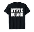 High School Soccer State Bound Art T-Shirt - Graphic Print Men Women