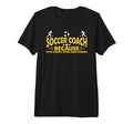 Mens Soccer Coaching Training Trainer T-Shirt - Novelty Apparel Unisex