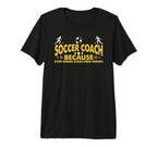 Mens Soccer Coaching Training Trainer T-Shirt - Novelty Apparel Unisex