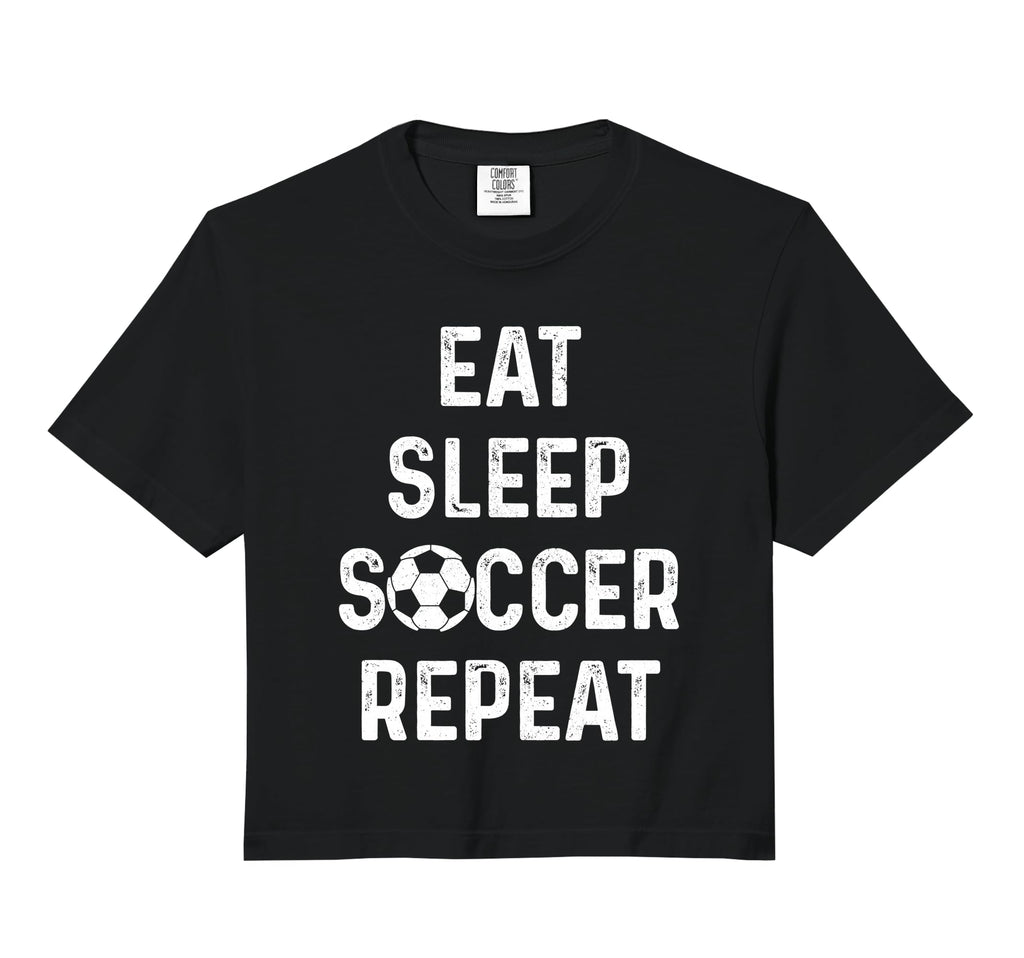 Eat Sleep Soccer Repeat Soccer Player Hoodie - Novelty Apparel for Adults