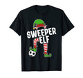 Soccer Elf Sweeper Soccer Player Elf T-Shirt - Novelty Apparel for Adults