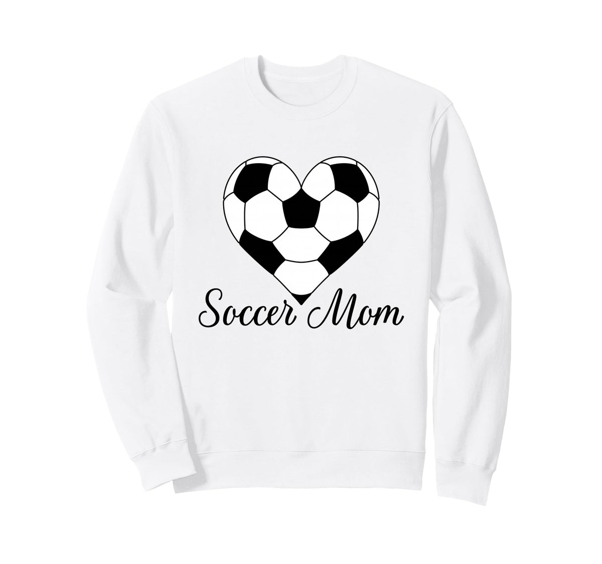 Soccer Mom Funny Soccer Gift Football Sweatshirt - Novelty Apparel Unisex