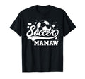 Soccer Mamaw Soccer Ball T-Shirt - Graphic Print Men Women