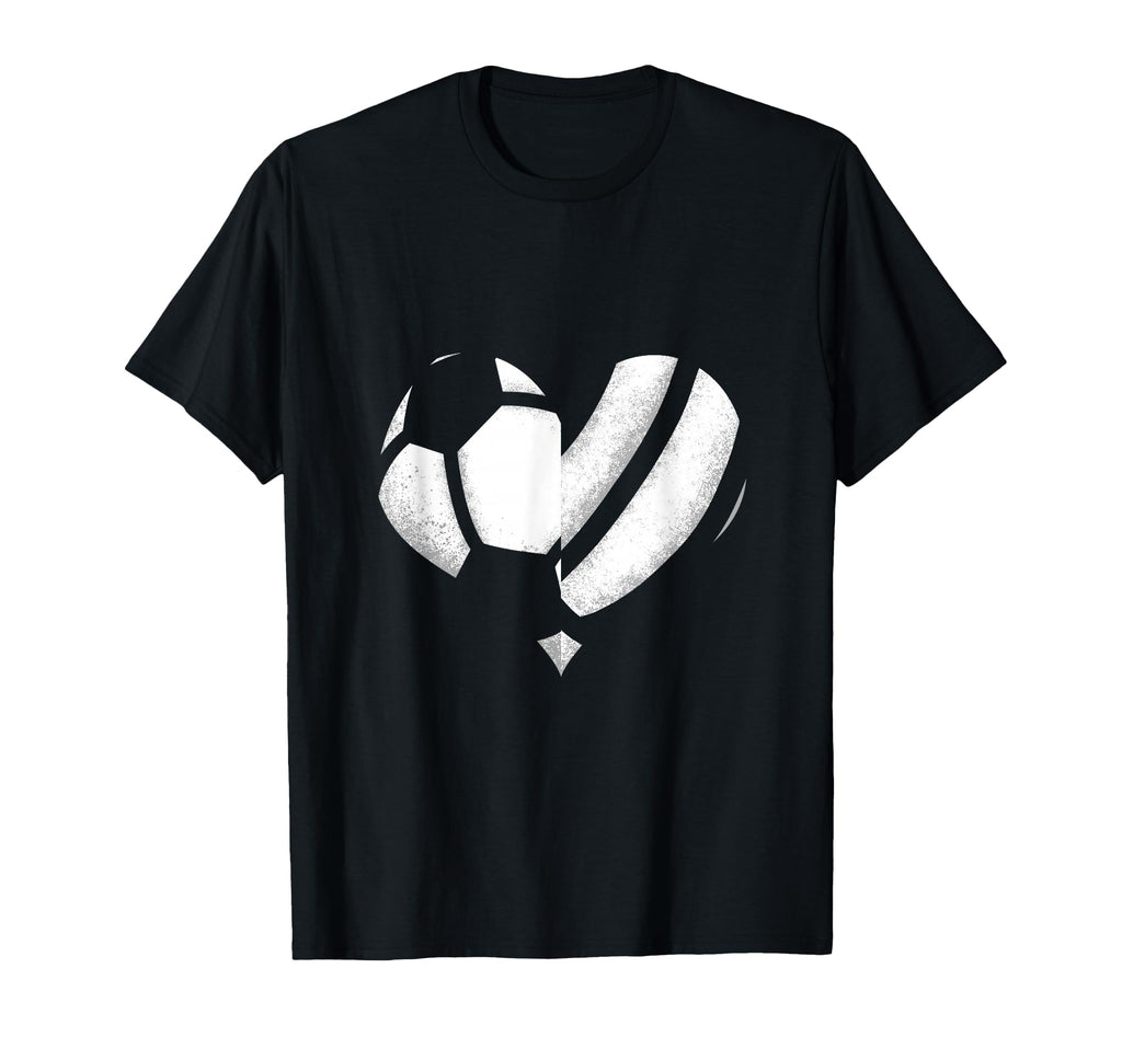 Soccer Volleyball Ball Heart Love Sport T-Shirt - Streetwear Style Unisex