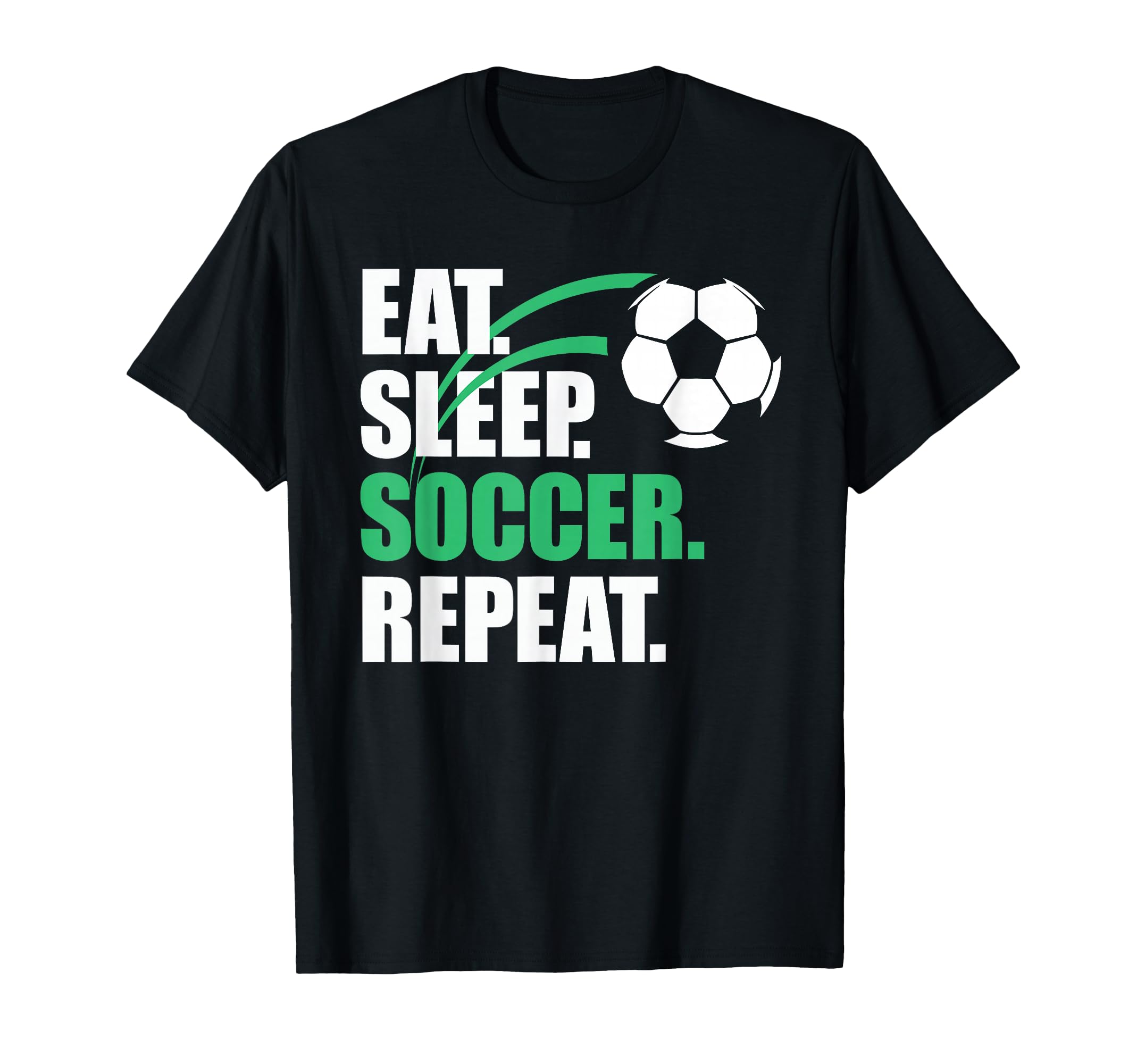 Eat Sleep Soccer Repeat Coaches T-Shirt - Streetwear Style Men Women