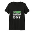 Soccer Sister Birthday Party Family T-Shirt - Minimalist Print Men Women