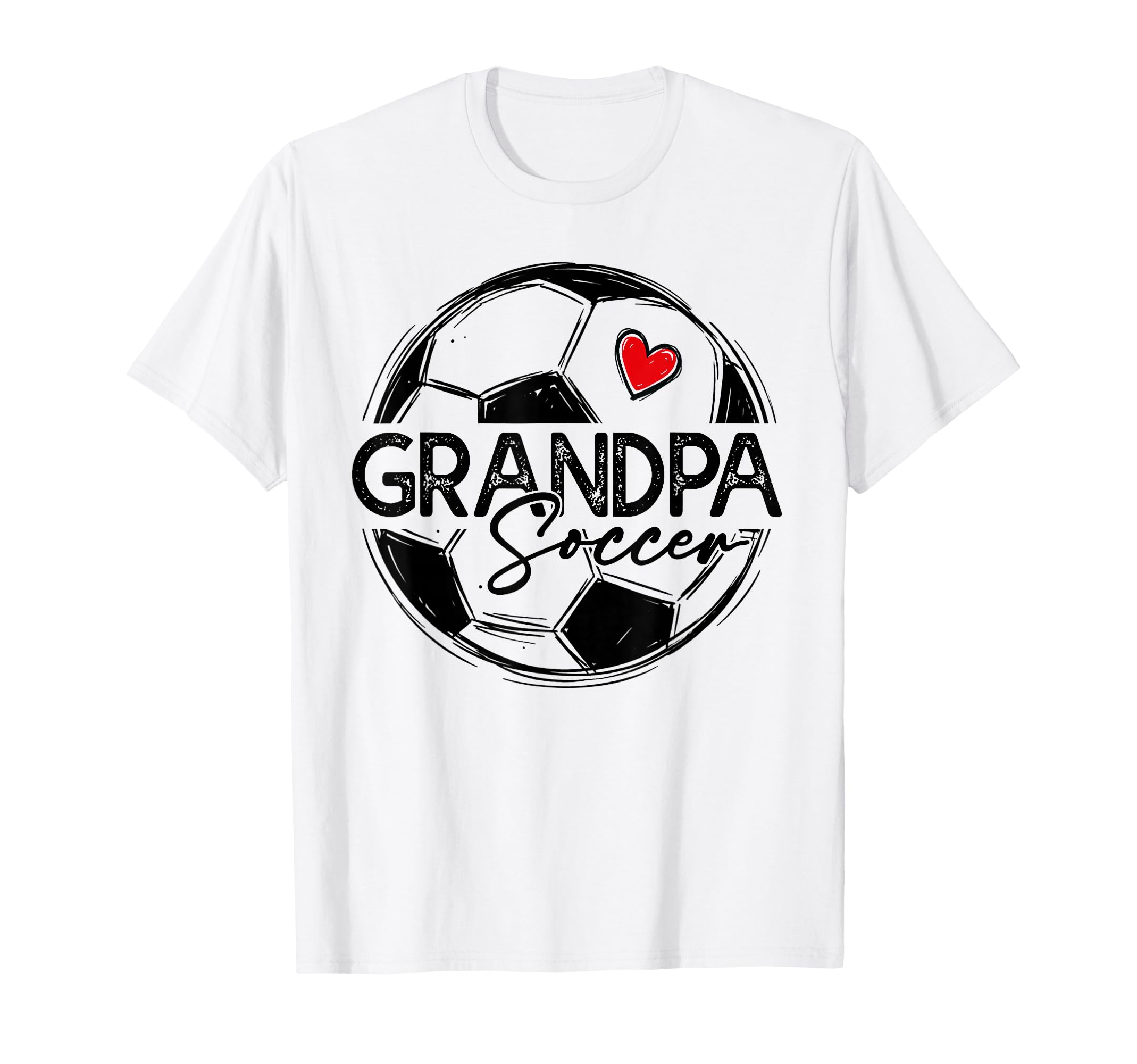Soccer Grandpa Soccer Player Family T-Shirt - Custom Art Print Men Women