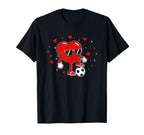 Heart Soccer Love Fun Football Vibes T-Shirt - Streetwear Style Unisex