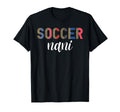 Soccer Nani Leopard Mom Player Game Day T-Shirt - Novelty Apparel Unisex