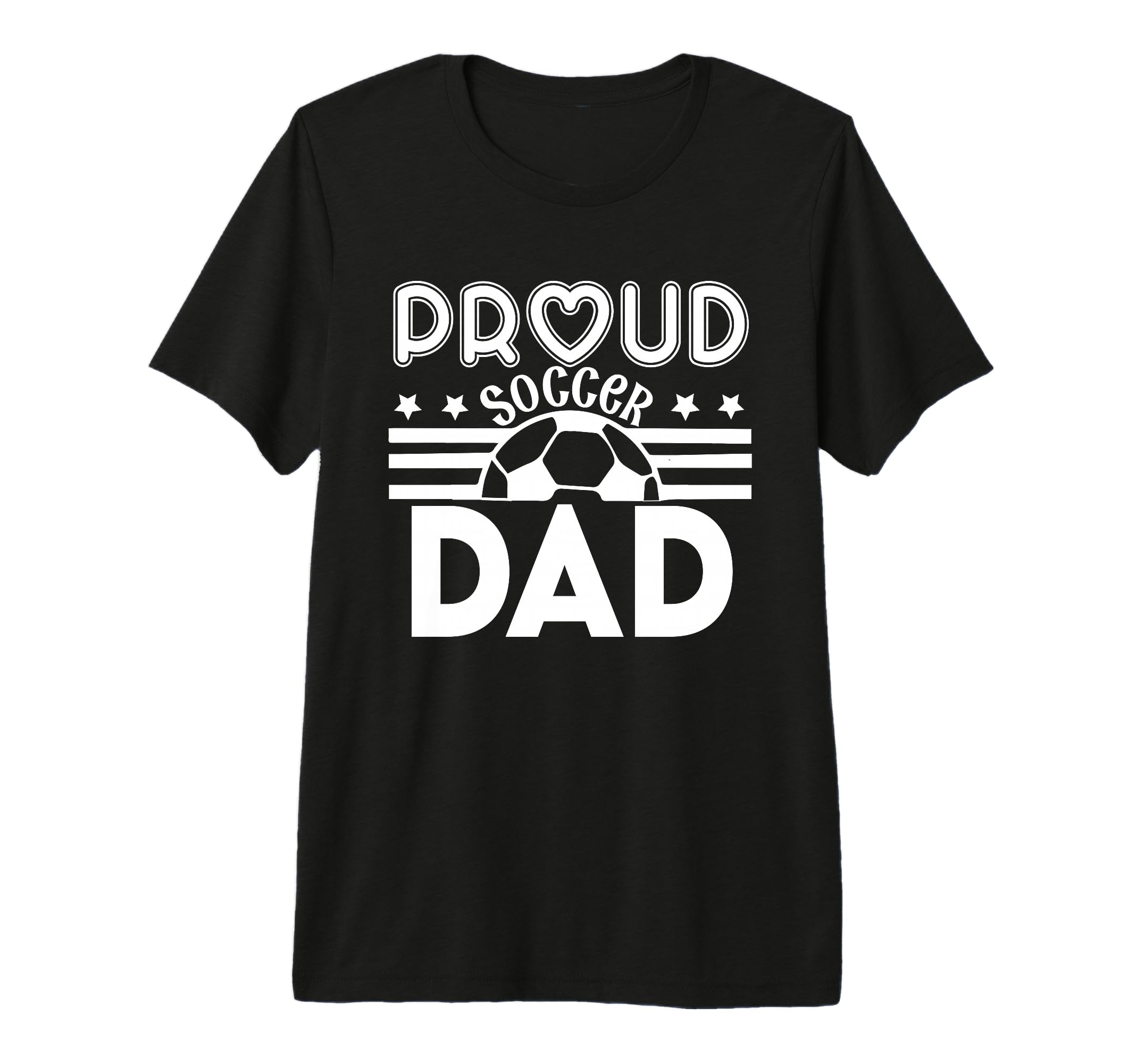 Proud Soccer Dad Father Sport Soccer T-Shirt - Unique Graphic Men Women