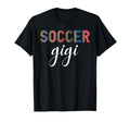 Soccer Gigi Leopard Mom Player Game T-Shirt - Novelty Apparel for Adults