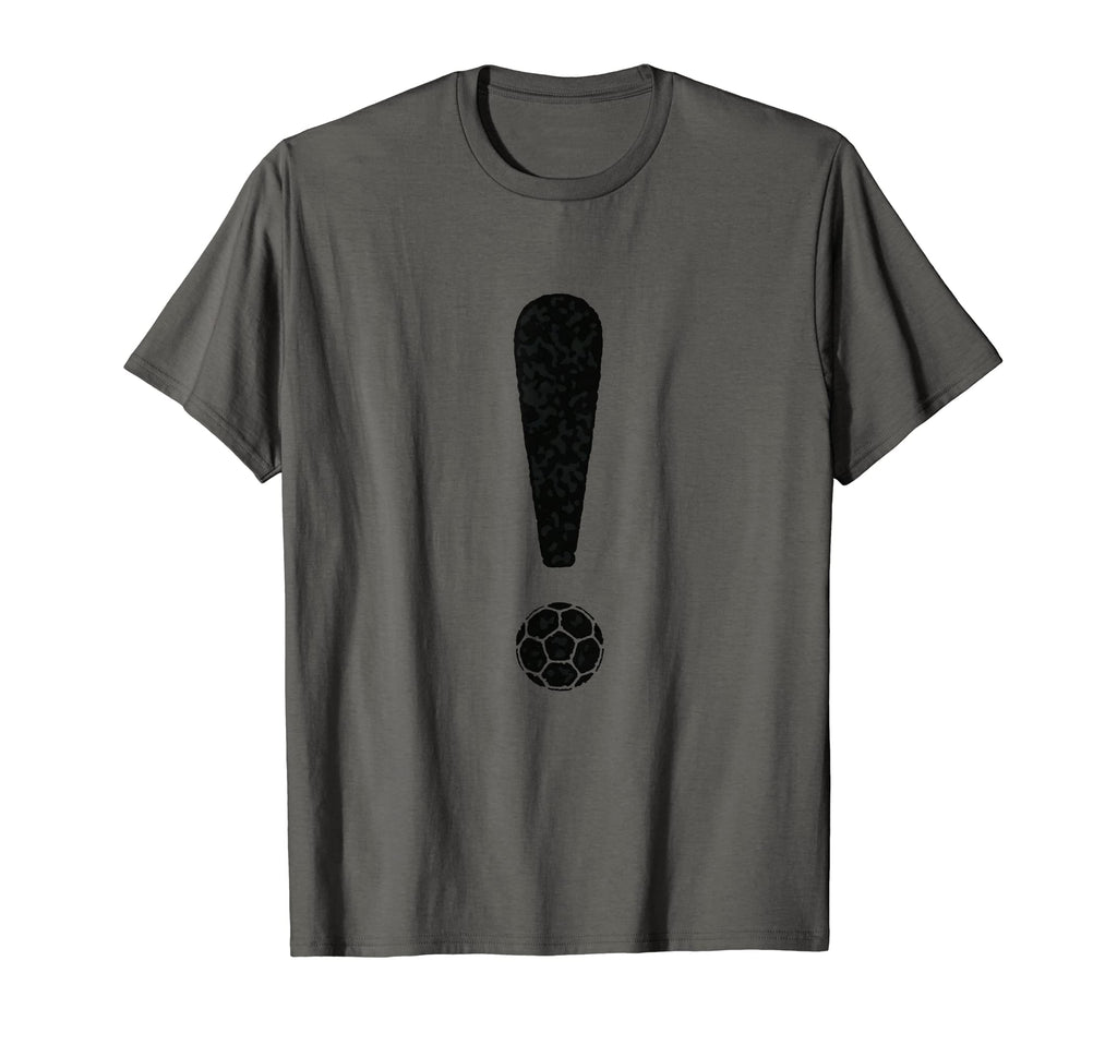 Exclamation Point Soccer Love Fans T-Shirt - Fun Novelty Design Men Women