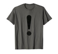 Exclamation Point Soccer Love Fans T-Shirt - Fun Novelty Design Men Women