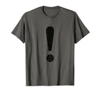 Exclamation Point Soccer Love Fans T-Shirt - Fun Novelty Design Men Women