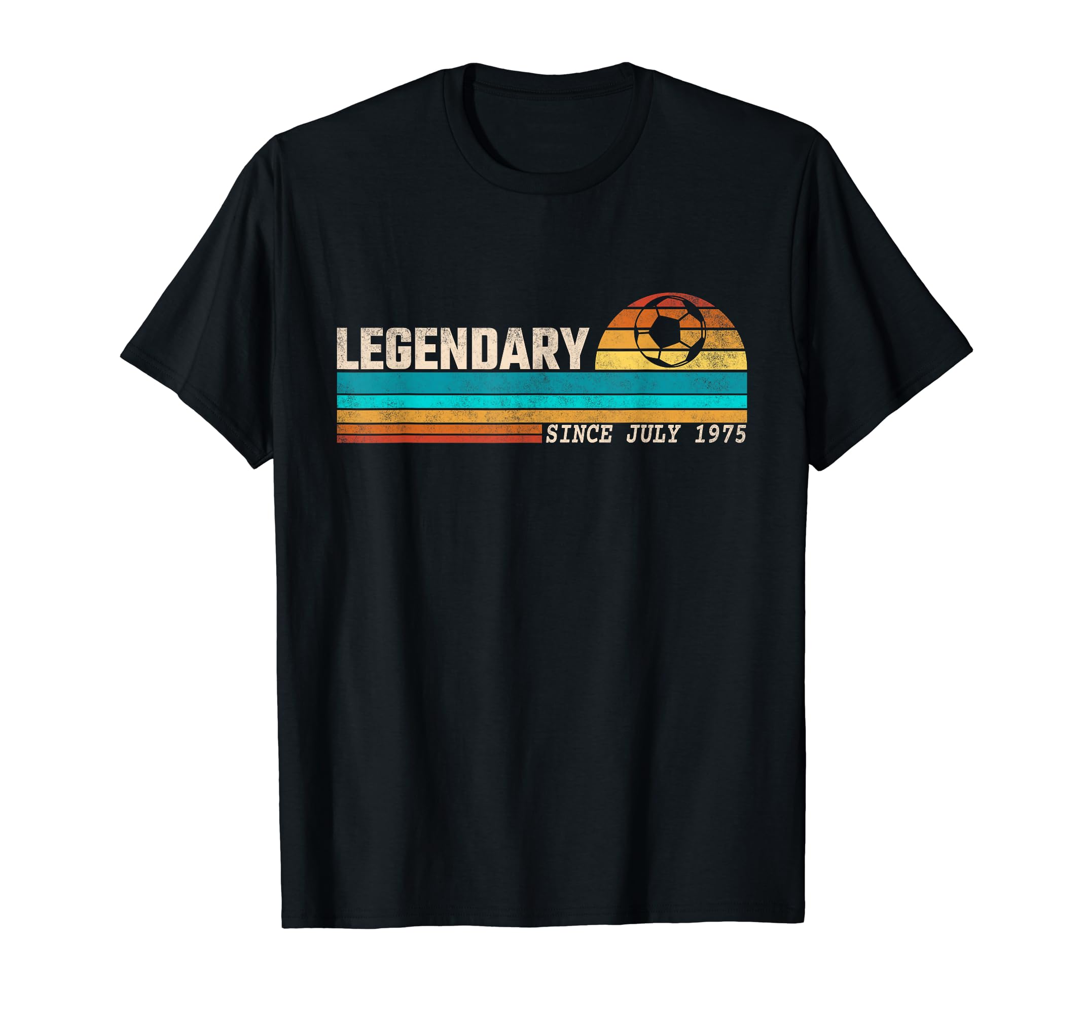 Soccer Player Legend Since July 1975 T-Shirt - Fun Novelty Design Unisex