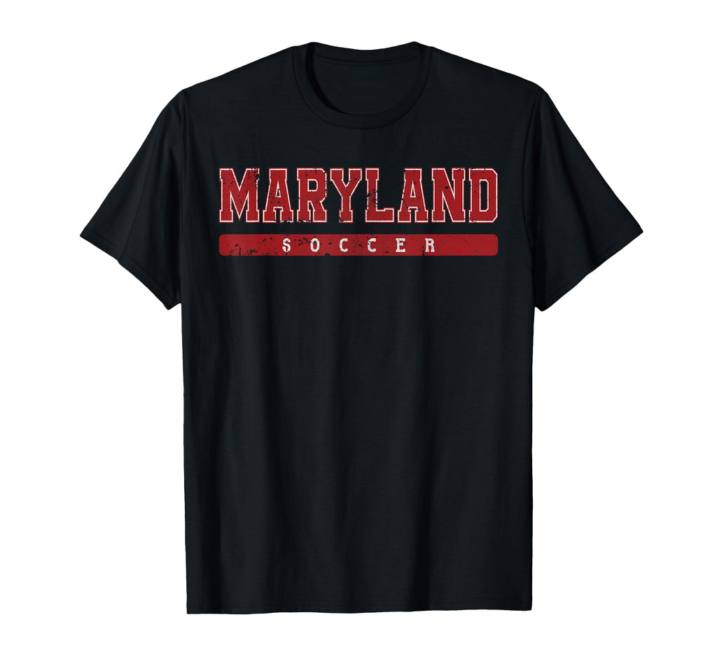 Maryland Soccer Tees Tanks Tops T-Shirt - Trendy Graphic Men Women