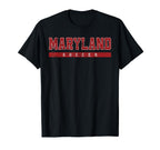 Maryland Soccer Tees Tanks Tops T-Shirt - Trendy Graphic Men Women
