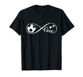 Soccer Love Infinity Funny Soccer Players T-Shirt - Novelty Apparel Unisex