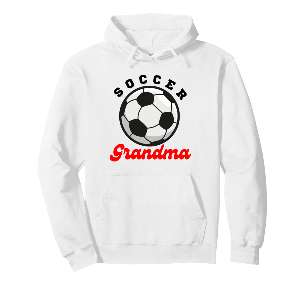 Funny Grandma Proud Soccer Lover Nana Hoodie - Minimalist Print Men Women