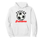Funny Grandma Proud Soccer Lover Nana Hoodie - Minimalist Print Men Women