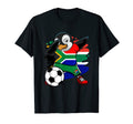 Dabbing Penguin South Africa Soccer T-Shirt - Streetwear Style Men Women