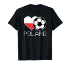 Poland Soccer Polish Flag Polska Love T-Shirt - Unique Graphic for Adults