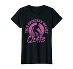 Sports Funny Soccer This Princess Wears T-Shirt - Custom Art Print Unisex
