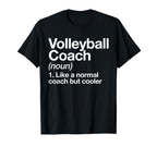 Volleyball Coach Funny Sports T-Shirt - Novelty Apparel for Adults