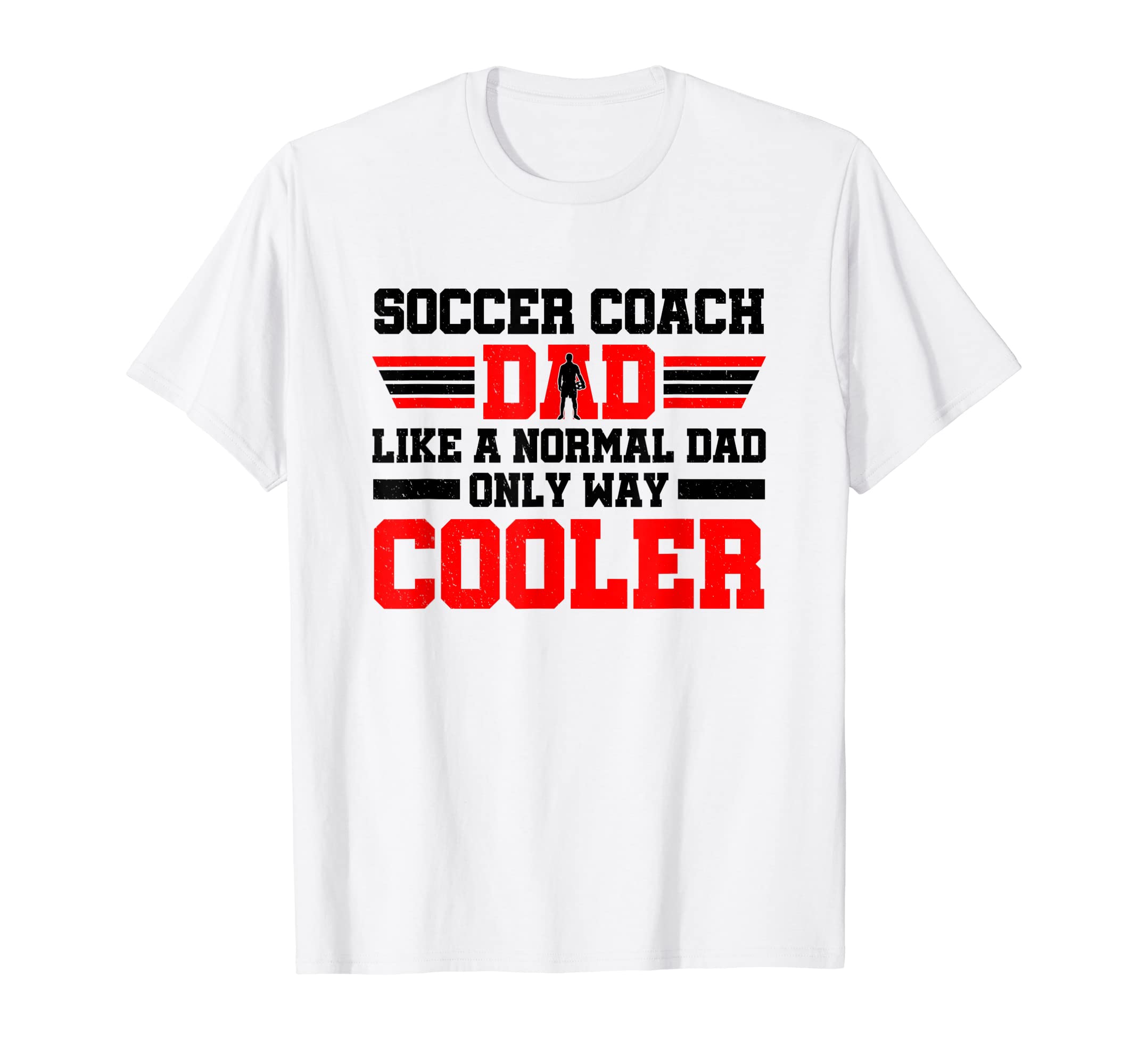 Mens Coaching Soccer Dad Coach Soccer Coach T-Shirt - Unique Graphic Unisex