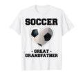 Soccer Great Grandfather Family Matching T-Shirt - Graphic Print Unisex