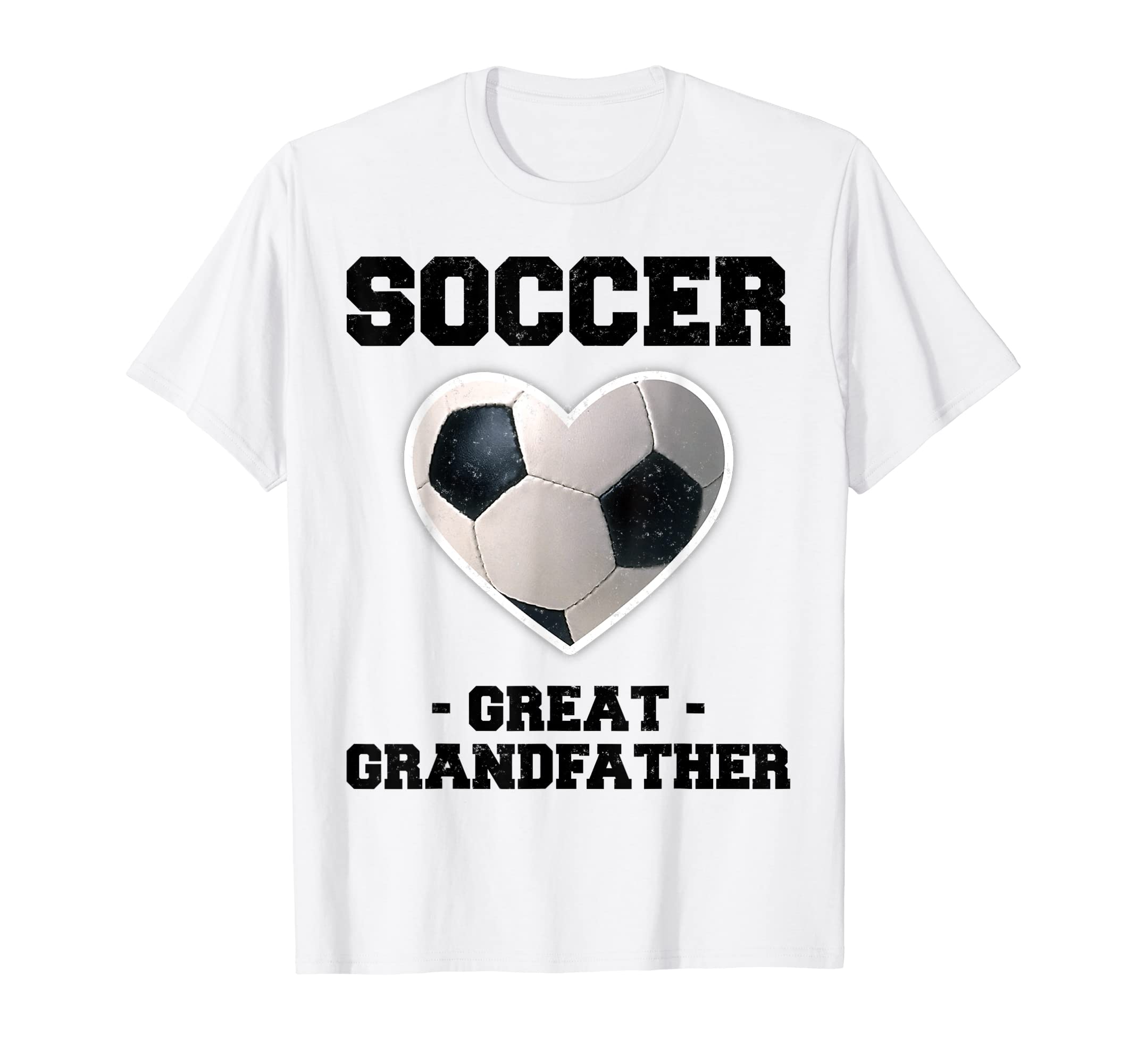 Soccer Great Grandfather Family Matching T-Shirt - Graphic Print Unisex