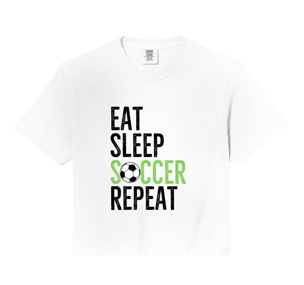 Eat Sleep Soccer Repeat Sport Player Sweatshirt - Trendy Graphic Men Women