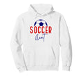 Soccer Aunt Soccer Ball Auntie Hoodie - Fun Novelty Design Men Women