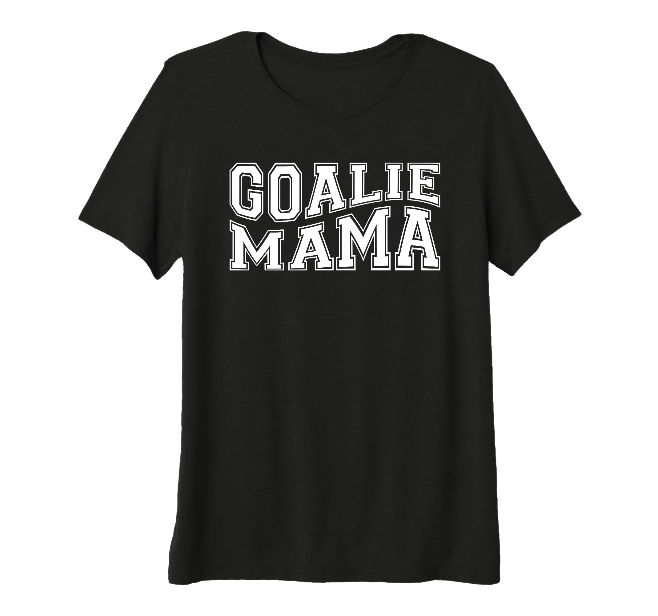 Womens Goalie Mama Goalie Mom T-Shirt - Streetwear Style for Adults