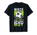 Niece Birthday Soccer Player Bday Team T-Shirt - Aesthetic Graphic Unisex