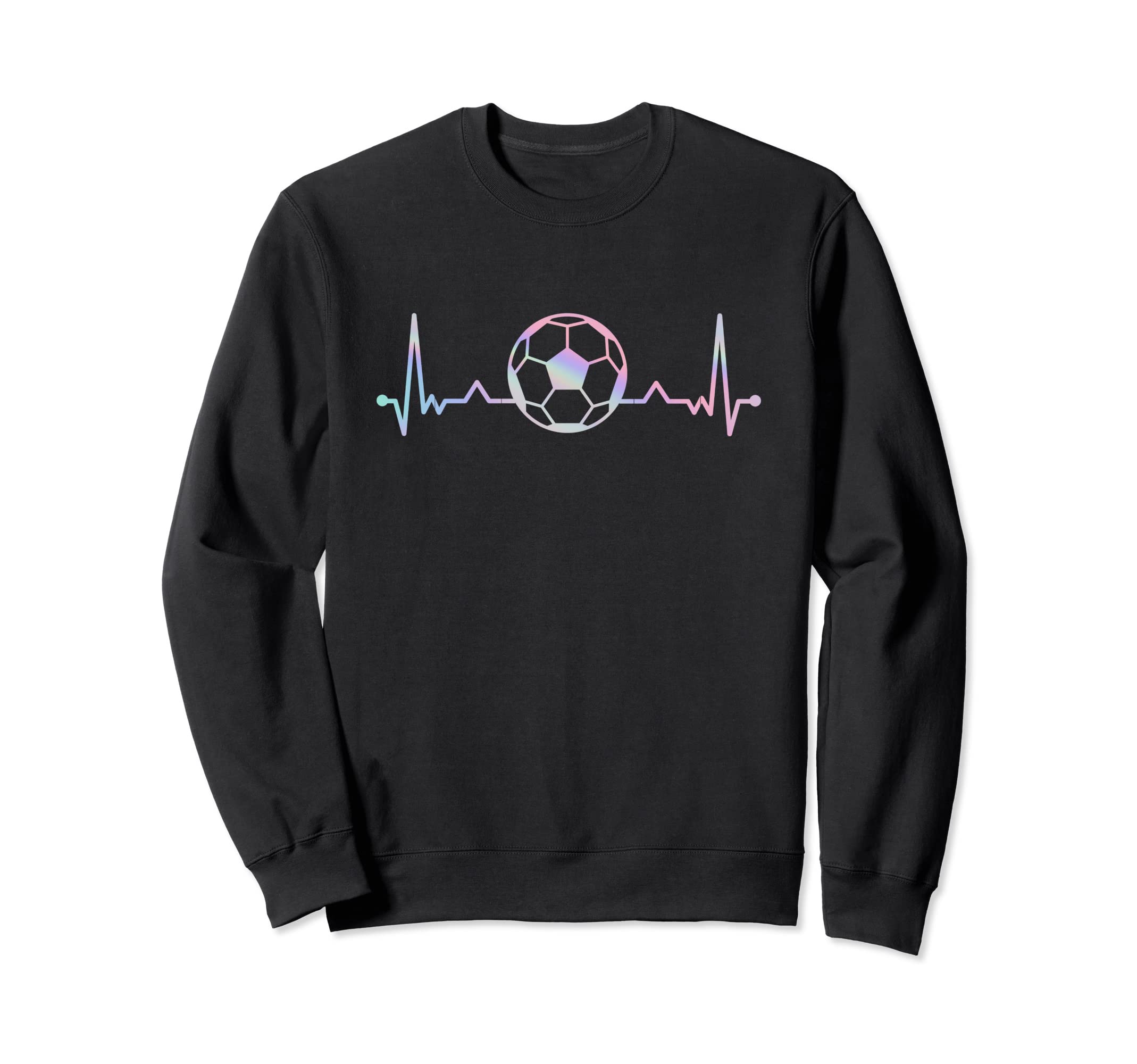 Soccer Heartbeat Soccer Player Sweatshirt - Aesthetic Graphic Men Women