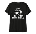 My Heart Is That Field Soccer Sport T-Shirt - Trendy Graphic Men Women