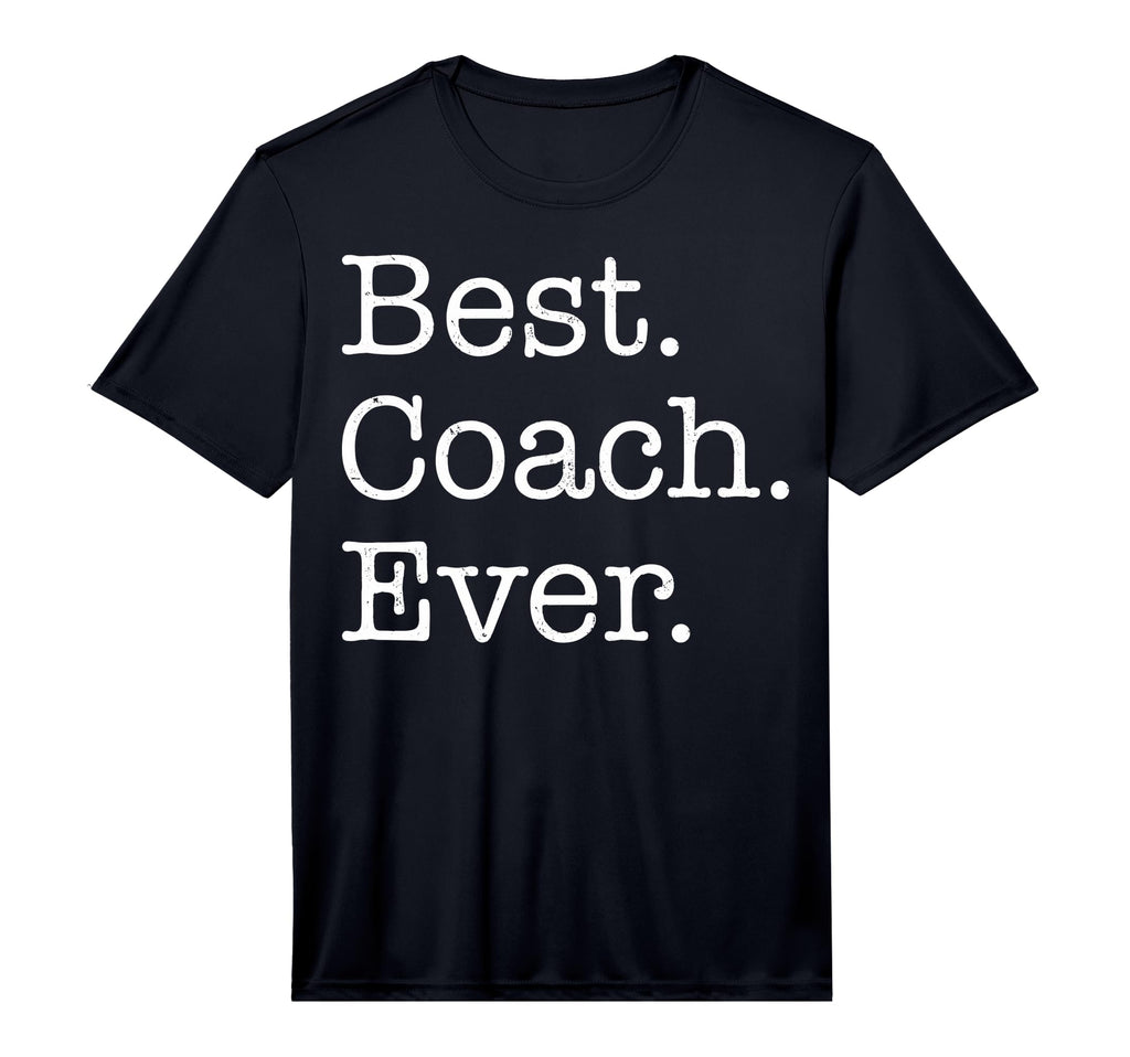Mens Best Coach Ever Performance T-Shirt - Aesthetic Graphic Men Women
