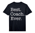 Mens Best Coach Ever Performance T-Shirt - Aesthetic Graphic Men Women