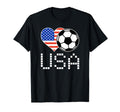 Usa Soccer American Flag Love Country T-Shirt - Custom Art Print Unisex