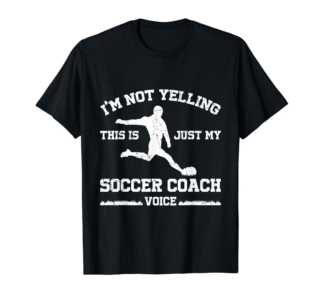 Trainer Coaching Soccer Coach Mom Dad Voice T-Shirt - Unique Graphic Unisex