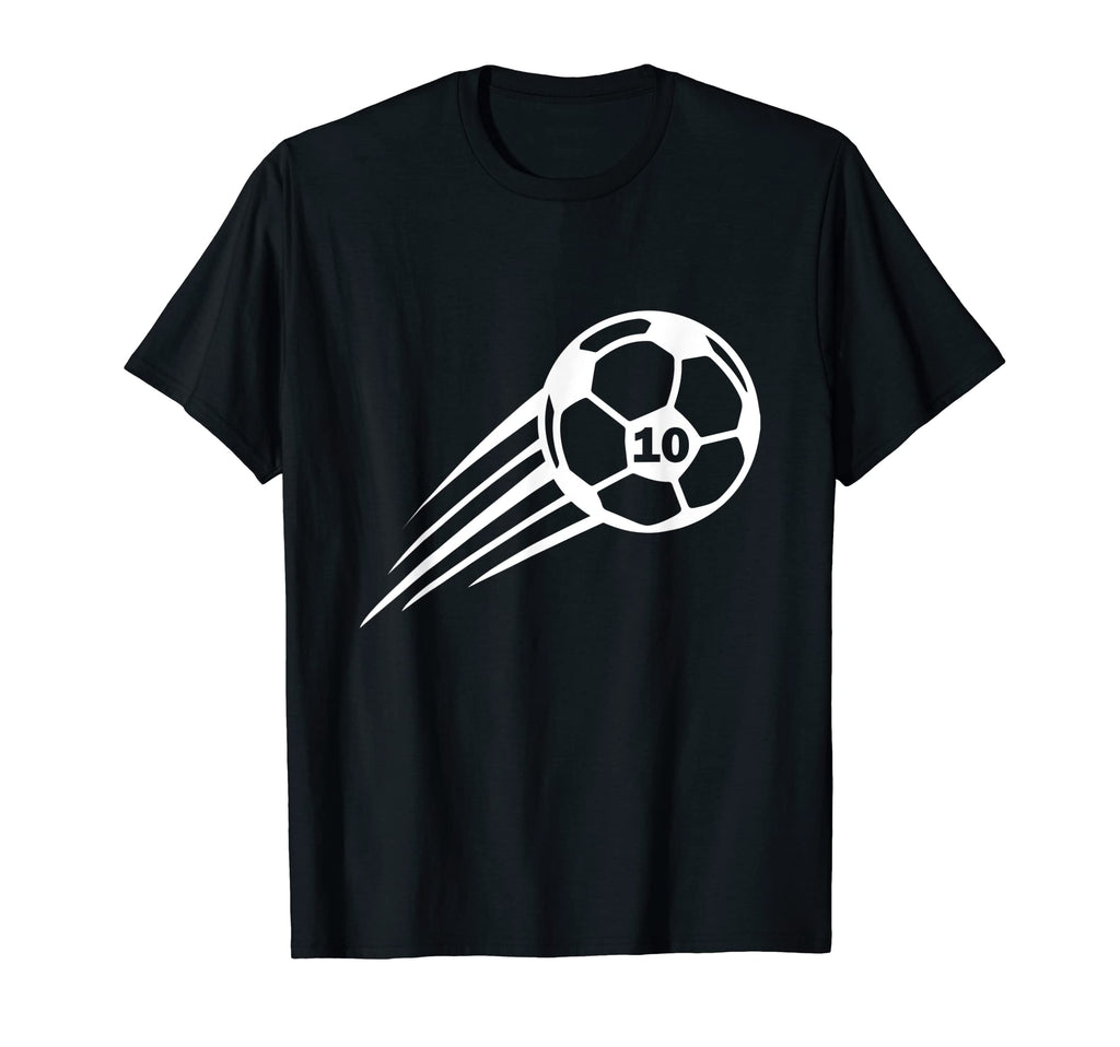 Soccer Shirts Soccer Number 10 T-Shirt - Minimalist Print Men Women