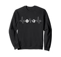 Soccer Baseball Heartbeat Sweatshirt - Casual Everyday Wear for Adults