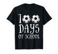 100 Days School Soccer Ball Happy 100Th T-Shirt - Graphic Print Men Women